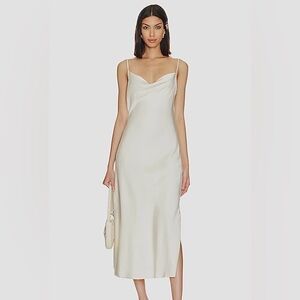 Allsaints Cream Slip Dress